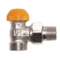 HERZ-TS-98-V термостатски вентил за радијатори со надворешен навој – аголен модел