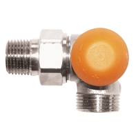 HERZ-TS-98-V термостатски вентил за радијатори со 3 оски „CD“ со надворешен навој